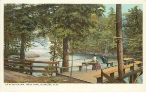 Postcard New Hampshire Concord Contoocook River park undivided C-1905 23-1600