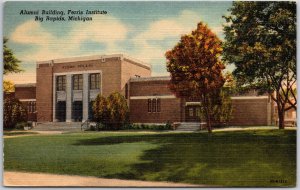 1995 Alumni Building Ferris Institute Big Rapids Michigan MI Posted Postcard