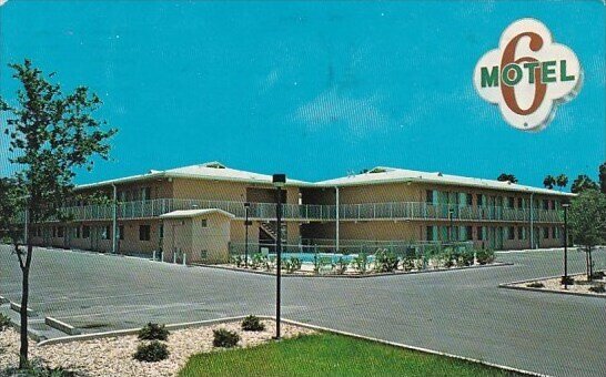 Florida Saint Petersburg Motel Six With Pool 1978