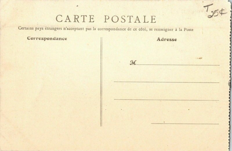 Fontainebleau Cabinet de Travail de Napoleon BF Paris DB Postcard Unposted Vtg