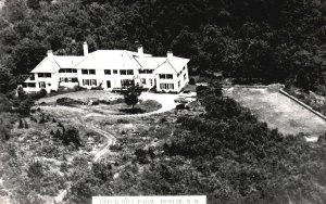 Vintage Postcard Real Photo Beech Hill Farm Panorama Dublin New Hampshire RPPC