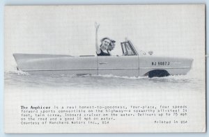 The Amphicar Sports Convertible Highway Seaworthy Ranchero Motors Inc Postcard