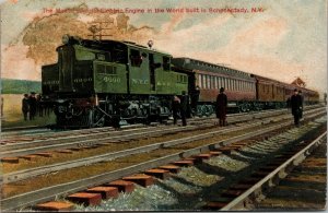 Postcard NY World's Most Powerful Electric Engine Built in Schenectady C.1905 A9