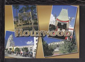 Multi View,Hollywood,CA Postcard BIN 