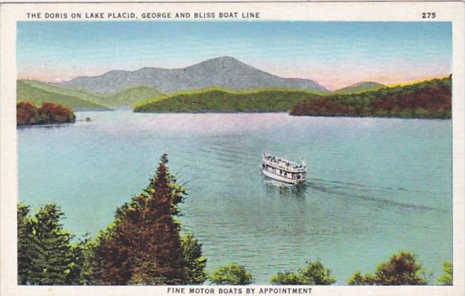 New York Lake Placid The Doris On Lake Placid George and Bliss Boat Line