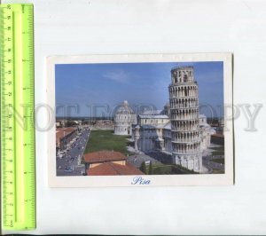 468276 Italy leaning tower of Pisa 2009 year RPPC to Germany postcard