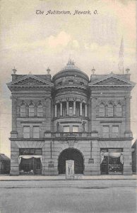 The Auditorium Newark Ohio 1907 postcard