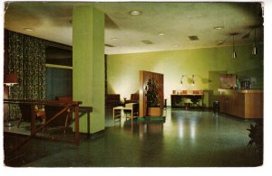 Interior, Lobby, Hotel Carlton, Newark New Jersey, Used 1954