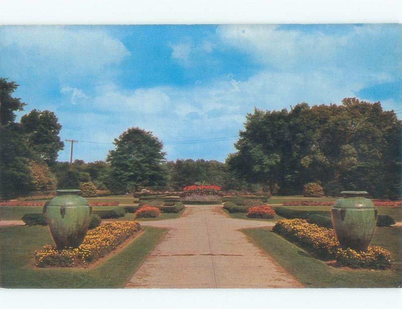 Unused Pre-1980 FORMAL GARDENS AT OVERTON PARK Memphis Tennessee TN c7656@