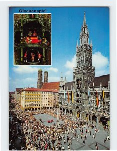 Postcard Weltstadt mit Herz, Munich, Germany