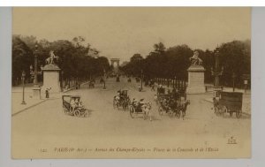 France - Paris. Champs-Elysees Avenue, Street Scene