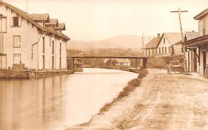 Real Photo Ellenville, New York, USA D & H Canal Unused, Divided Back Era (19...