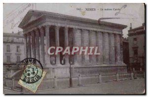 Postcard Old Nimes La Maison Carree