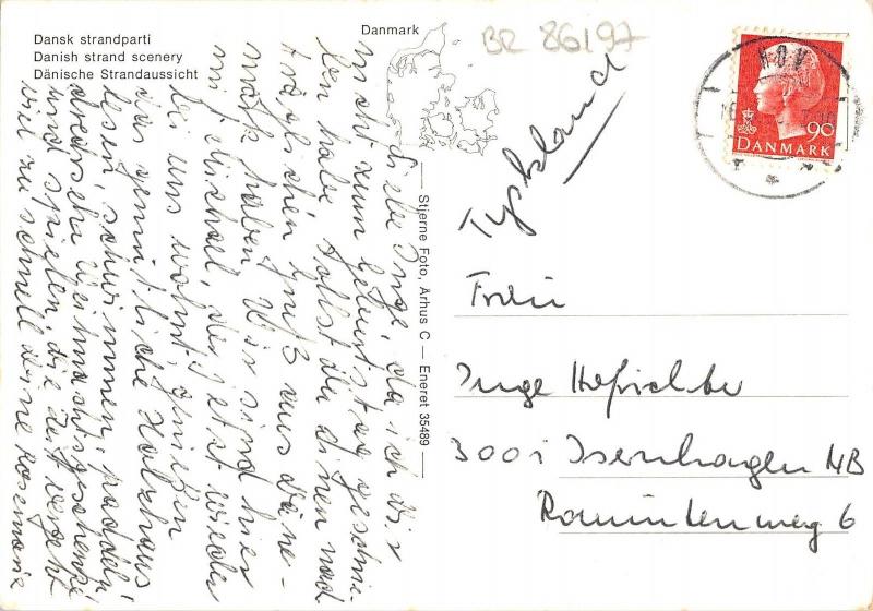 BR86197 dansk strandparti denmark