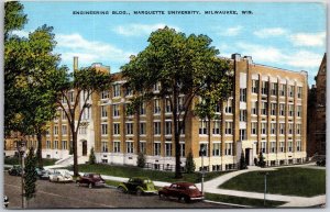 Milwaukee Wisconsin WI, Engineering Building, Marquette University, Postcard