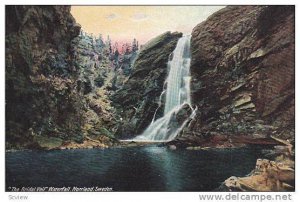 The Bridal Veil waterfall , Norrland , Sweden , 00-10s