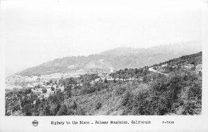 Postcard RPPC California Palomar Mountains Highway to the Stars Frasher 23-10767