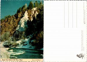 Bridal Veil Falls & Old Water Wheel, Colo. (17856