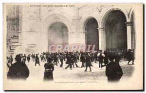 Old Postcard Paris Le Chateau d & # & # 39eau during 39incendie