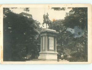 Old rppc MONUMENT TYPE SCENE Nice Postcard AB2231