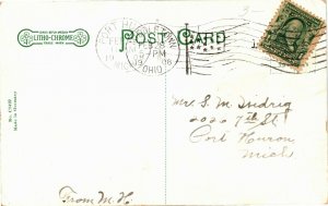 Along the Miami River Middletown OH c1908 Vintage Postcard E21