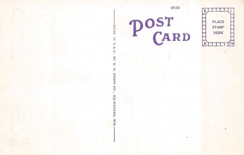 Hotel Advertising  ALBERT PICK HOTELS   MO, OH, TX, IN, KY  Roadside  Postcard