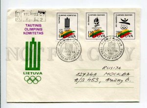 413254 Lithuania RUSSIA 1992 Olympiad Olympic Committee Vilnius First Day