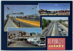 Postcard - El Paso/Juárez International Border Crossing