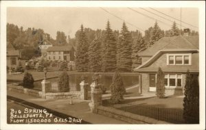 Bellefonte PA Pennsylvania Big Spring c1930s Real Photo Postcard #2