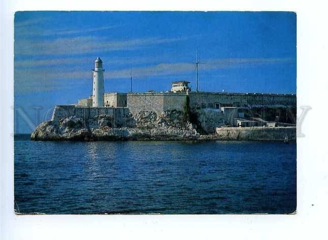 179554 CUBA HAVANA El Morro fortress old postcard