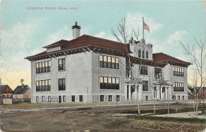 Vintage Postcard Longfellow School Boise Idaho