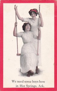 Ladies On A Swing 1912