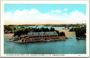 Thousand Island Yacht Club Thousand Islands New York St. Lawrence River Postcard