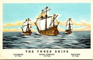 Virginia Jamestown The Three Ships That Brought The Founders Goodspeed Sarah ...