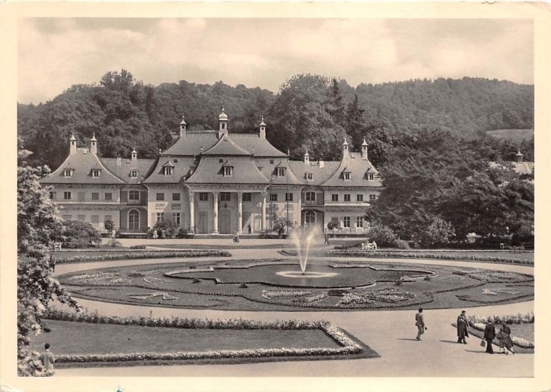 BG963 dresden pillnitz schlosshof mit bergpalais   CPSM 14x9.5cm germany