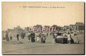 Old Postcard Fort Mahon Plage La Plage Rive Droite