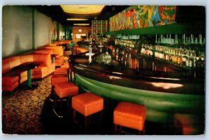 1953 Fielder Room Interior Olds Hotel & Restaurant Lansing Michigan MI Postcard