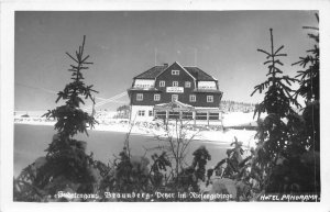 BT2962 real photo braunberg Braniewo Braunsberg  poland hotel panorama