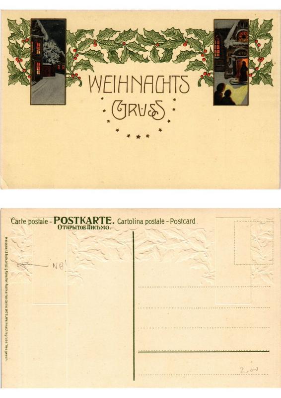 CPA AK Weihnachtsgruss Meissner & Buch Litho Serie 1476 (730406)