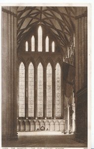 Yorkshire Postcard - York - The Minster - The Five Sisters Window   XX784