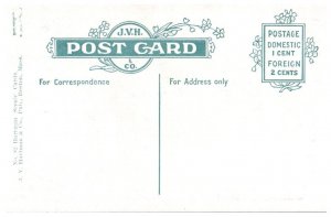 The Flume Looking Down A Cascade White Mountains New Hampshire Postcard