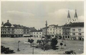 Eastern Europe Moravian town Kroměříž Kromeriz Czech Republic photo postcard