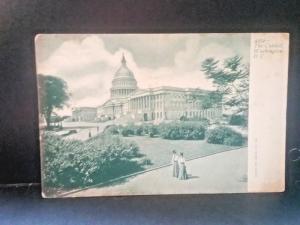 Postcard  Antique View of  The Capitol, Washington DC         Z1