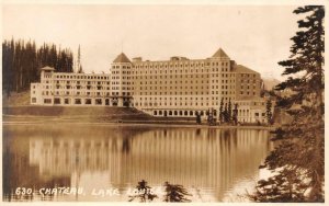 RPPC, Alberta Canada   CHATEAU & LAKE LOUISE   Vintage Real Photo Postcard