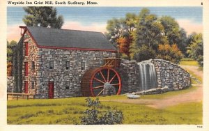 Wayside Inn Grist Mill South Sudbury, Massachusetts  