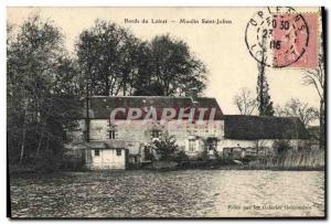 Postcard Old water mill Bords du Loiret Moulin Saint Julien