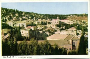 israel palestine, NAZARETH, Partial View (1955) Palphot 5057 Postcard
