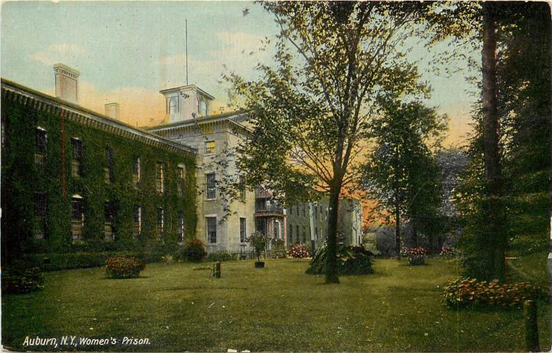 Vintage Postcard Women's Prison Auburn NY