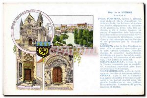 Postcard Old Vienna Poitiers Lion