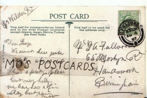 Genealogy Postcard - Fullwood - Mostyn Road, Handsworth, Birmingham - Ref 7693A